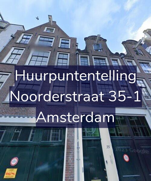 Foto gevel Huurpuntentelling voor Noorderstraat 35-1, Amsterdam