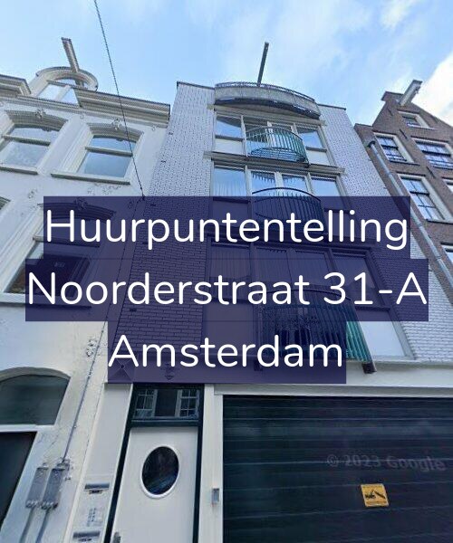 Foto gevel Huurpuntentelling voor Noorderstraat 31-A, Amsterdam