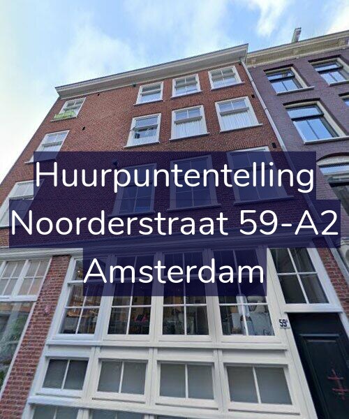 Foto gevel Huurpuntentelling voor Noorderstraat 59-A2, Amsterdam