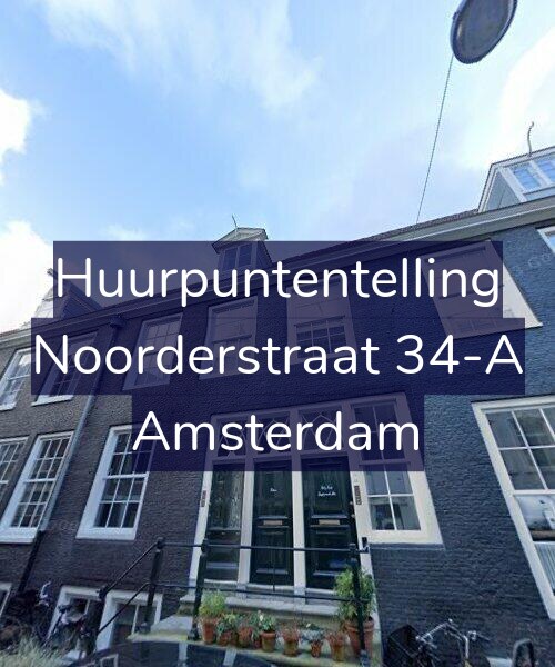 Foto gevel Huurpuntentelling voor Noorderstraat 34-A, Amsterdam