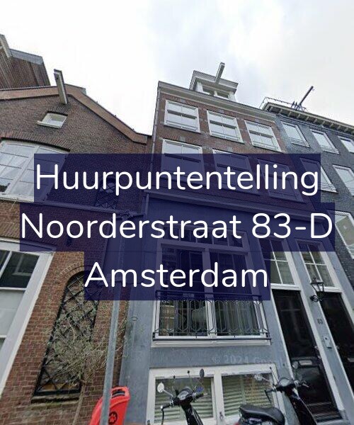 Foto gevel Huurpuntentelling voor Noorderstraat 83-D, Amsterdam