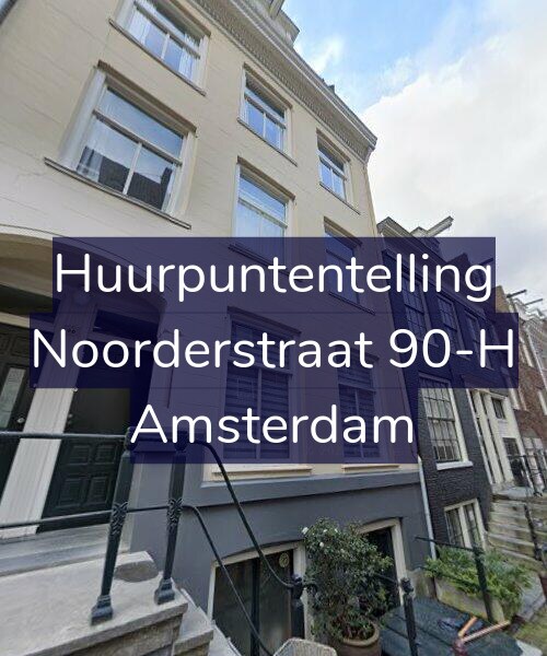 Foto gevel Huurpuntentelling voor Noorderstraat 90-H, Amsterdam