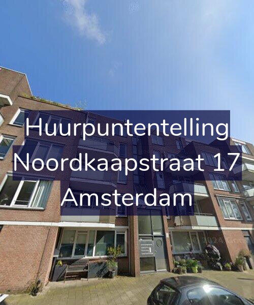 Foto gevel Huurpuntentelling voor Noordkaapstraat 17, Amsterdam