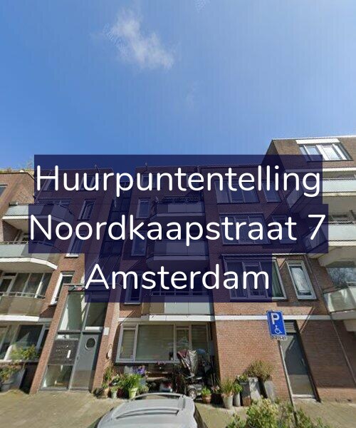 Foto gevel Huurpuntentelling voor Noordkaapstraat 7, Amsterdam