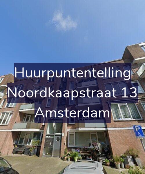 Foto gevel Huurpuntentelling voor Noordkaapstraat 13, Amsterdam