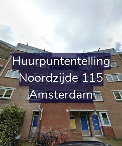 Foto gevel Huurpuntentelling voor Noordzijde 115, Amsterdam