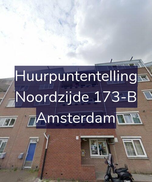 Foto gevel Huurpuntentelling voor Noordzijde 173-B, Amsterdam