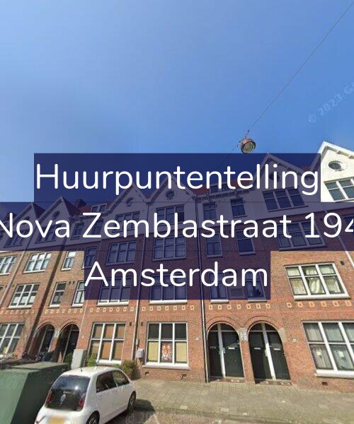 Foto gevel Huurpuntentelling voor Nova Zemblastraat 194, Amsterdam