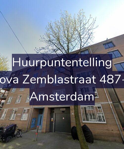 Foto gevel Huurpuntentelling voor Nova Zemblastraat 487-E, Amsterdam