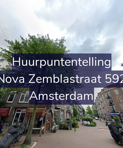 Foto gevel Huurpuntentelling voor Nova Zemblastraat 592, Amsterdam