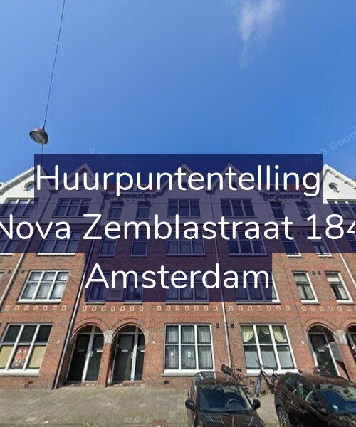 Foto gevel Huurpuntentelling voor Nova Zemblastraat 184, Amsterdam
