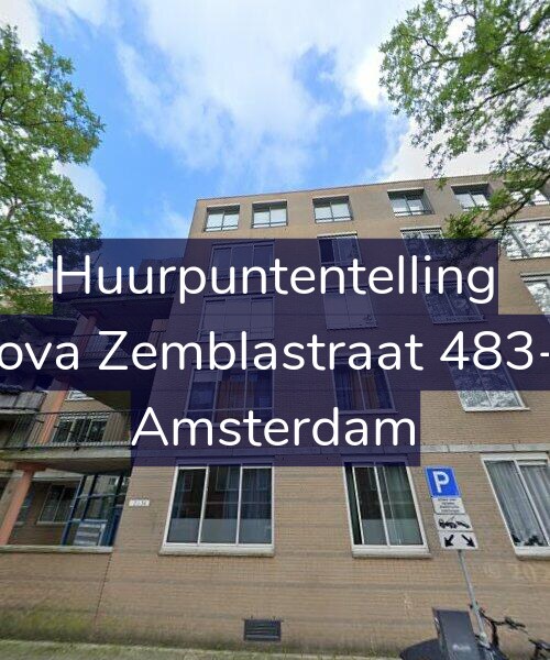 Foto gevel Huurpuntentelling voor Nova Zemblastraat 483-C, Amsterdam