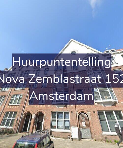 Foto gevel Huurpuntentelling voor Nova Zemblastraat 152, Amsterdam