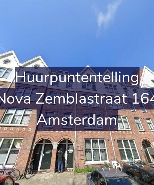 Foto gevel Huurpuntentelling voor Nova Zemblastraat 164, Amsterdam