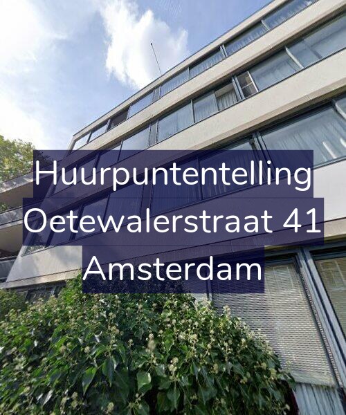 Foto gevel Huurpuntentelling voor Oetewalerstraat 41, Amsterdam