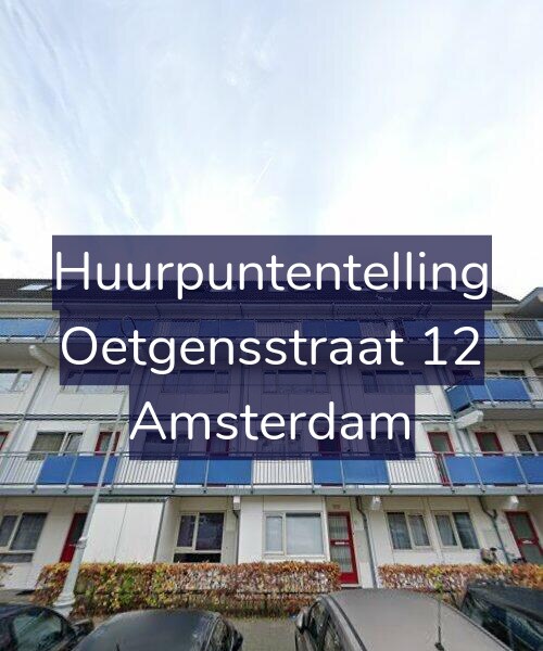 Foto gevel Huurpuntentelling voor Oetgensstraat 12, Amsterdam