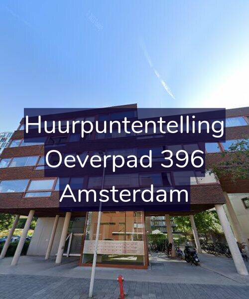 Foto gevel Huurpuntentelling voor Oeverpad 396, Amsterdam