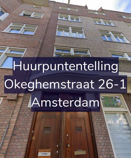Foto gevel Huurpuntentelling voor Okeghemstraat 26-1, Amsterdam