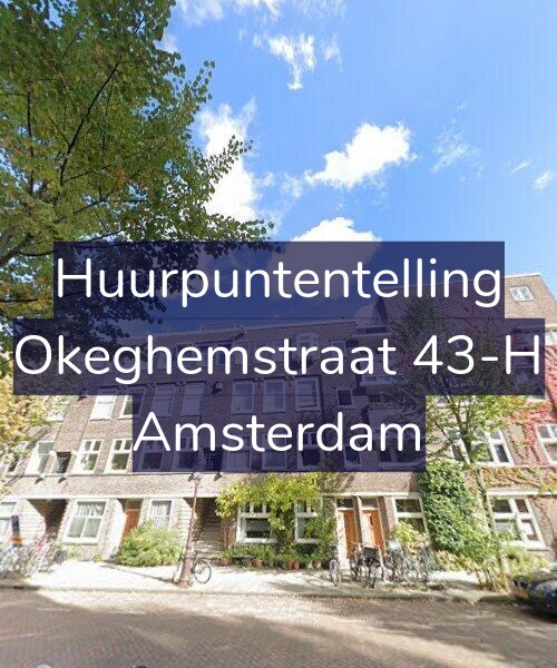 Foto gevel Huurpuntentelling voor Okeghemstraat 43-H, Amsterdam