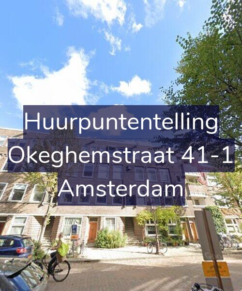 Foto gevel Huurpuntentelling voor Okeghemstraat 41-1, Amsterdam