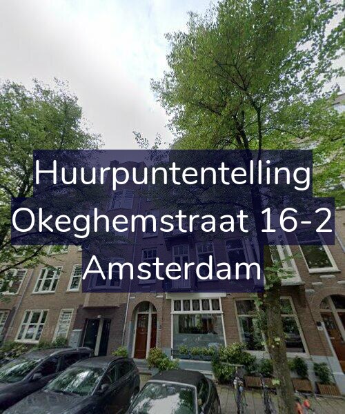 Foto gevel Huurpuntentelling voor Okeghemstraat 16-2, Amsterdam