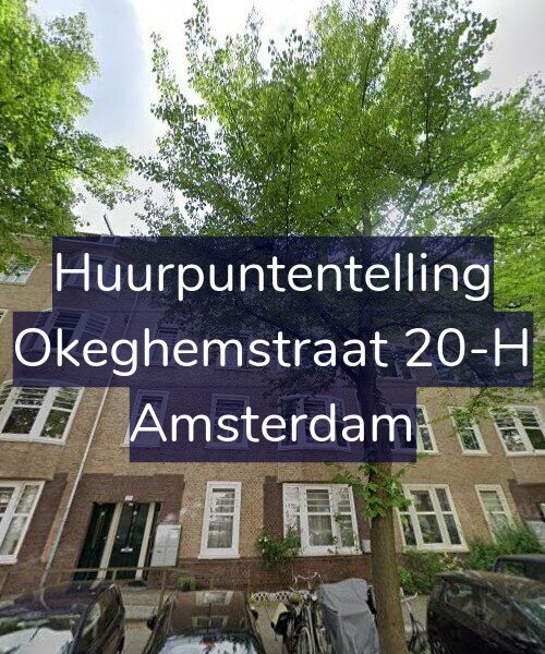 Foto gevel Huurpuntentelling voor Okeghemstraat 20-H, Amsterdam