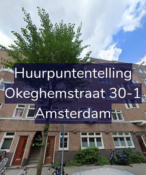 Foto gevel Huurpuntentelling voor Okeghemstraat 30-1, Amsterdam