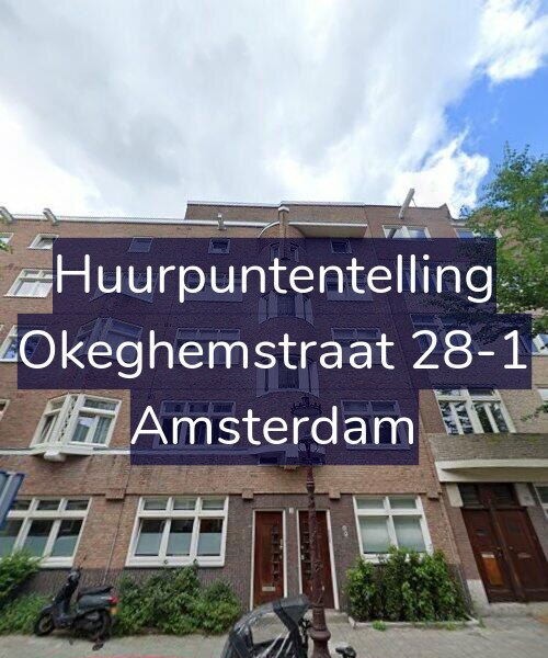 Foto gevel Huurpuntentelling voor Okeghemstraat 28-1, Amsterdam