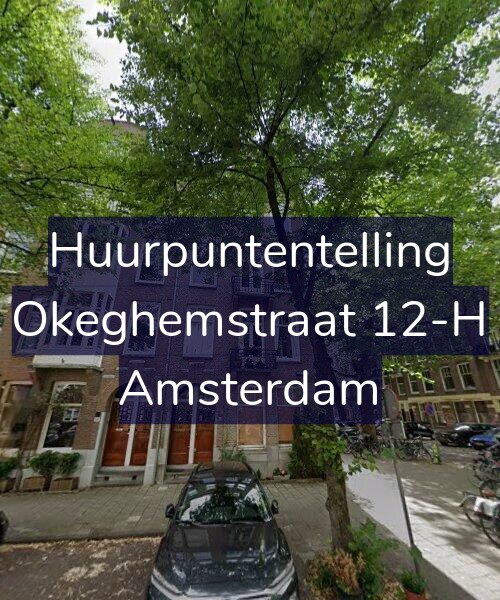 Foto gevel Huurpuntentelling voor Okeghemstraat 12-H, Amsterdam