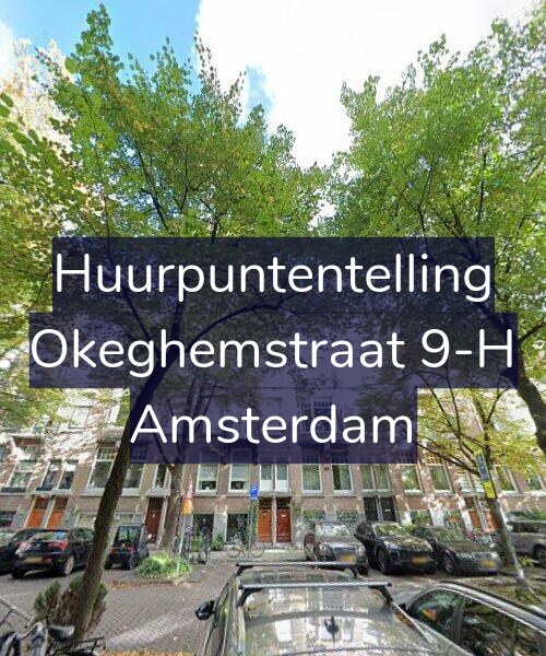 Foto gevel Huurpuntentelling voor Okeghemstraat 9-H, Amsterdam