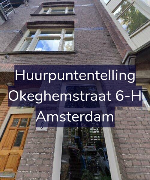 Foto gevel Huurpuntentelling voor Okeghemstraat 6-H, Amsterdam