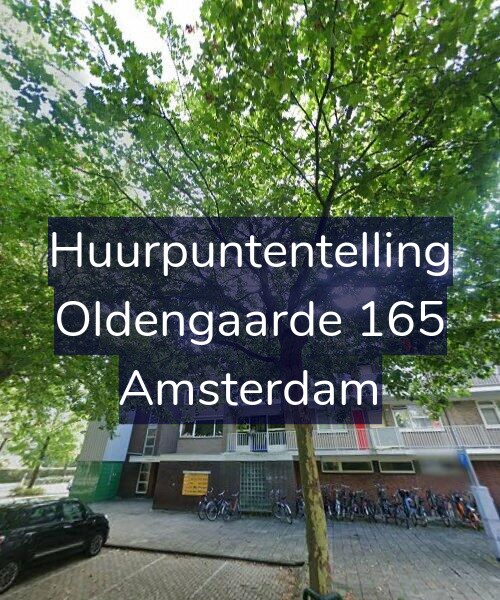 Foto gevel Huurpuntentelling voor Oldengaarde 165, Amsterdam
