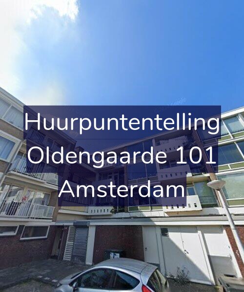 Foto gevel Huurpuntentelling voor Oldengaarde 101, Amsterdam