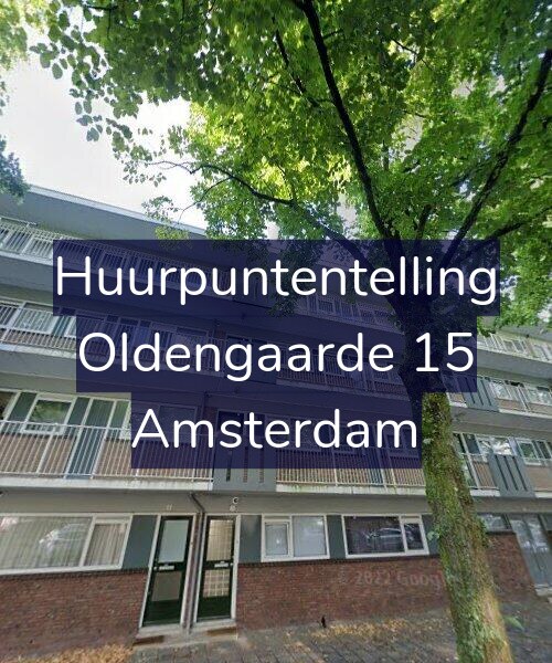 Foto gevel Huurpuntentelling voor Oldengaarde 15, Amsterdam