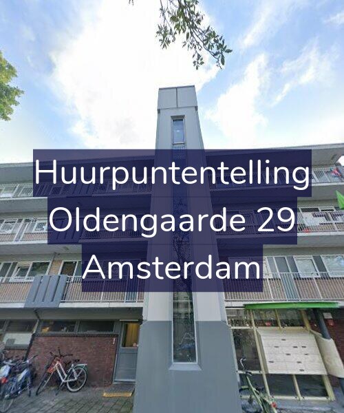 Foto gevel Huurpuntentelling voor Oldengaarde 29, Amsterdam