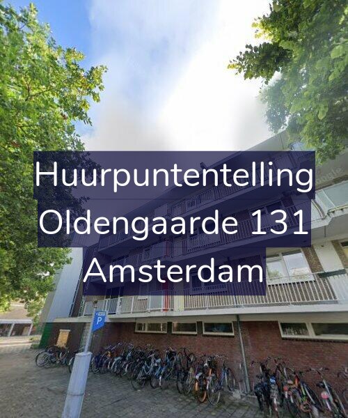 Foto gevel Huurpuntentelling voor Oldengaarde 131, Amsterdam