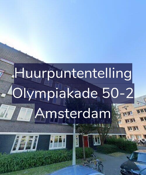 Foto gevel Huurpuntentelling voor Olympiakade 50-2, Amsterdam