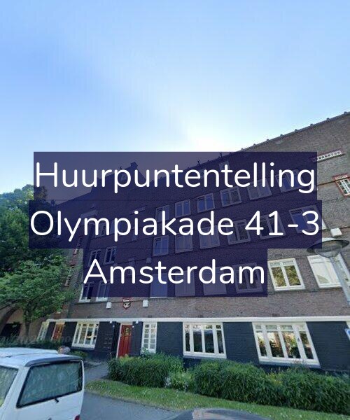 Foto gevel Huurpuntentelling voor Olympiakade 41-3, Amsterdam