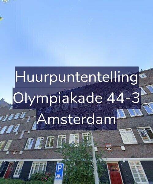 Foto gevel Huurpuntentelling voor Olympiakade 44-3, Amsterdam