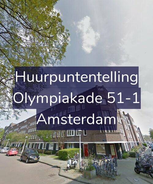 Foto gevel Huurpuntentelling voor Olympiakade 51-1, Amsterdam
