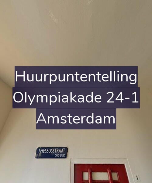 Foto gevel Huurpuntentelling voor Olympiakade 24-1, Amsterdam