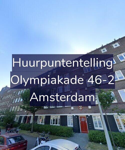 Foto gevel Huurpuntentelling voor Olympiakade 46-2, Amsterdam