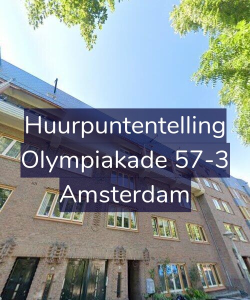 Foto gevel Huurpuntentelling voor Olympiakade 57-3, Amsterdam