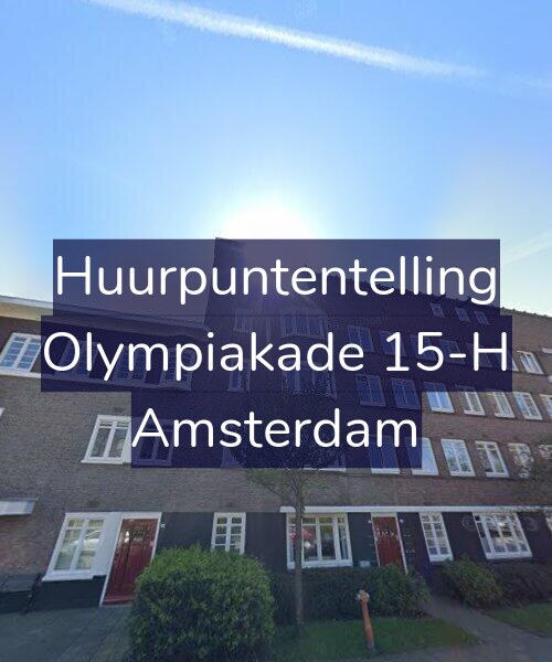Foto gevel Huurpuntentelling voor Olympiakade 15-H, Amsterdam