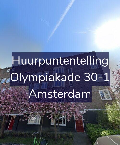 Foto gevel Huurpuntentelling voor Olympiakade 30-1, Amsterdam