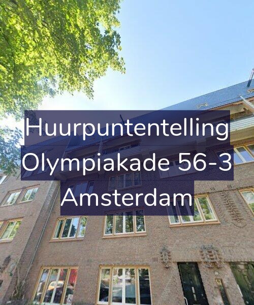 Foto gevel Huurpuntentelling voor Olympiakade 56-3, Amsterdam