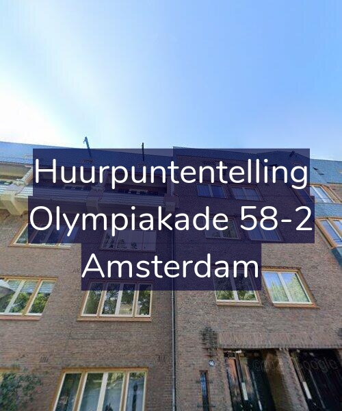 Foto gevel Huurpuntentelling voor Olympiakade 58-2, Amsterdam