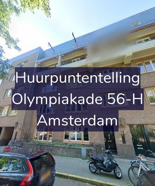 Foto gevel Huurpuntentelling voor Olympiakade 56-H, Amsterdam
