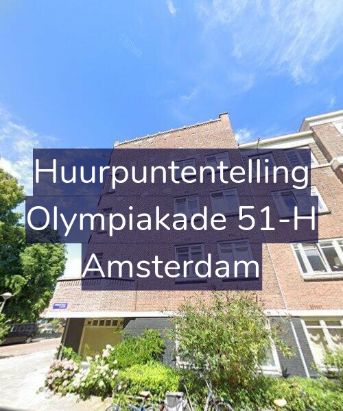 Foto gevel Huurpuntentelling voor Olympiakade 51-H, Amsterdam