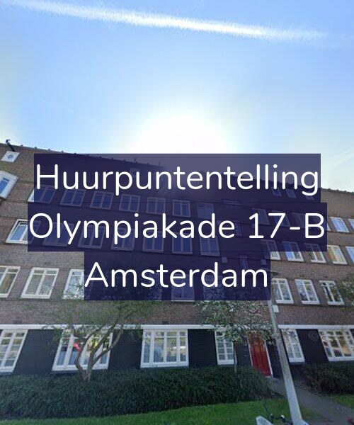 Foto gevel Huurpuntentelling voor Olympiakade 17-B, Amsterdam